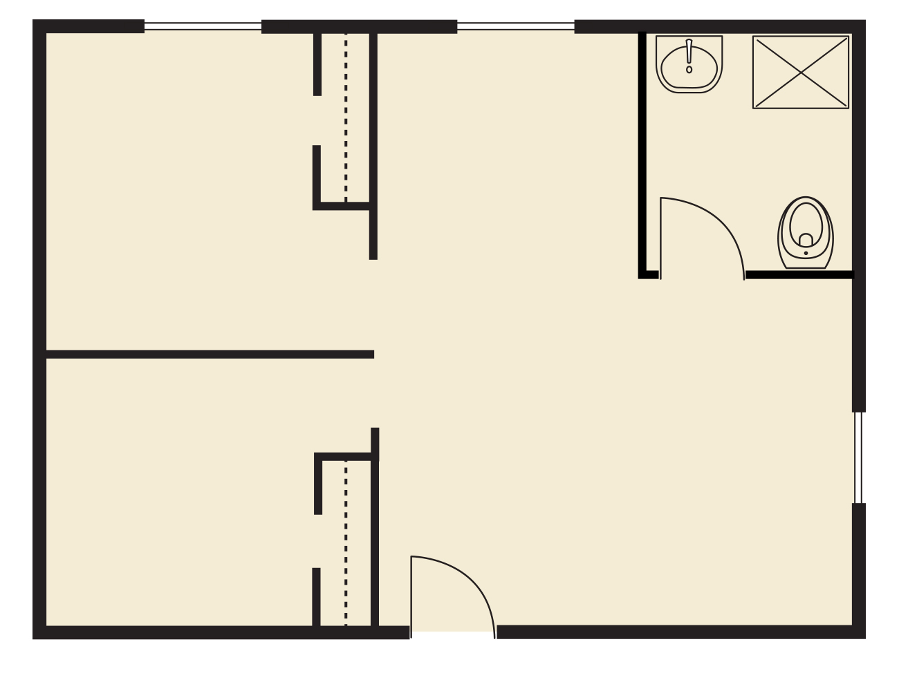 Two Bedroom Blot Floors 0000 Two Bedroom - River Valley Place Of Ottumwa