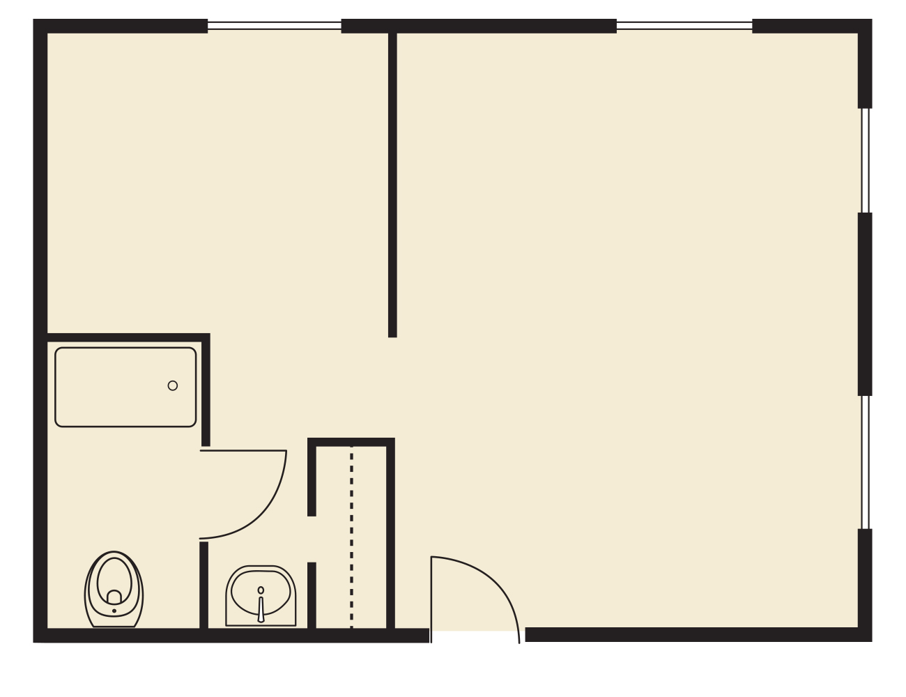 One Bedroom Premier Blot Floors 0002 One Bedroom Premier - River Valley Place Of Ottumwa